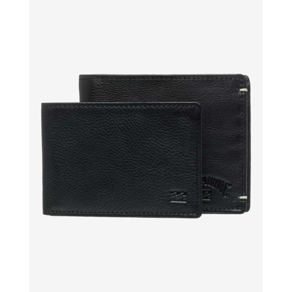 Billabong Wallet Leather UBYAA00178-BLK Rockway 2 in 1 - Πορτοφόλια στο Bodyman