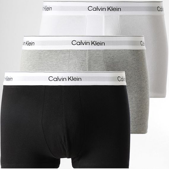 Calvin Klein Ανδρικά Μπόξερ 3Pack NB4392-MP1 Icon Cotton Stretch Trunks - Boxer στο Bodyman