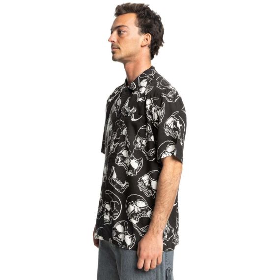 DC Ανδρικό Πουκάμισο Κοντομάνικο ADYWT03115-XKWK Fracture Button Up - Κοντομάνικα πουκάμισα στο Bodyman