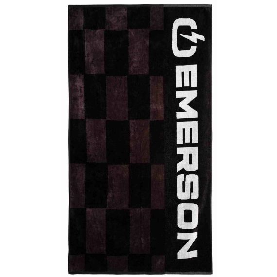 Emerson Πετσέτα Θαλάσσης 251.EU04.01 PR498 Black 160cm x 86cm - Πετσέτες Θάλασσας  στο Bodyman