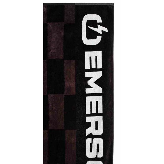 Emerson Πετσέτα Θαλάσσης 251.EU04.01 PR498 Black 160cm x 86cm - Πετσέτες Θάλασσας  στο Bodyman