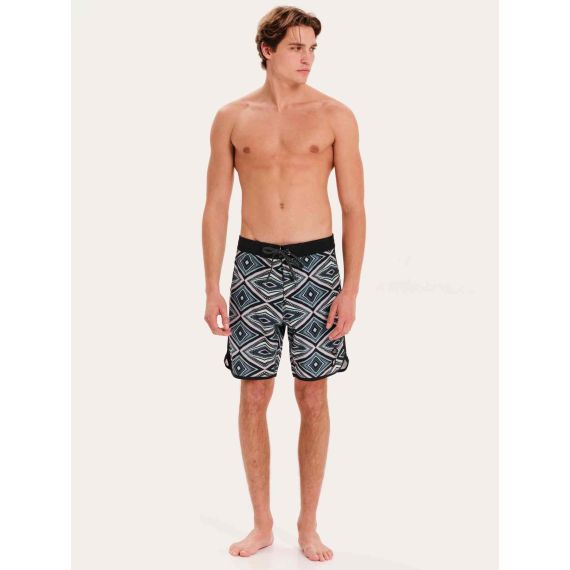 <bdi>Emerson Ανδρικό μαγιό Boardshort 251.EM524.22 PR481 Black Pink - Βερμούδες Μαγιό στο Bodyman