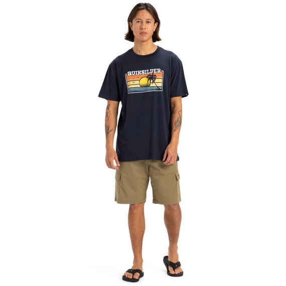 Quiksilver Ανδρικό Κοντομάνικο T-Shirt EQYZT08065-KTP0 Sun Faded Navy - T-Shirt  στο Bodyman