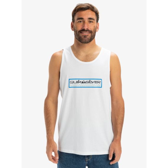 Quiksilver Ανδρικό Tank EQYZT08047-WBB0 EV Sun Dagger White - Αμάνικα T-shirt  στο Bodyman
