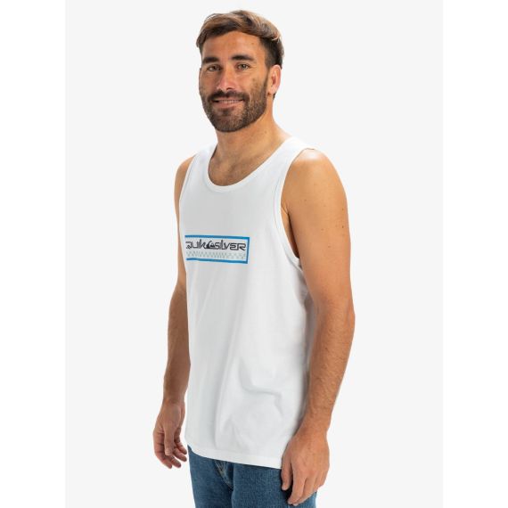Quiksilver Ανδρικό Tank EQYZT08047-WBB0 EV Sun Dagger White - Αμάνικα T-shirt  στο Bodyman