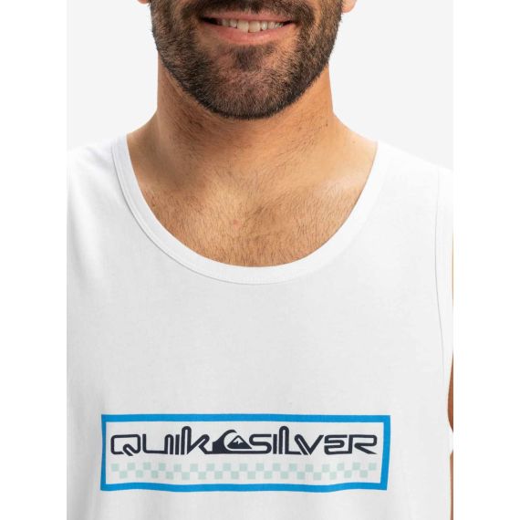 Quiksilver Ανδρικό Tank EQYZT08047-WBB0 EV Sun Dagger White - Αμάνικα T-shirt  στο Bodyman