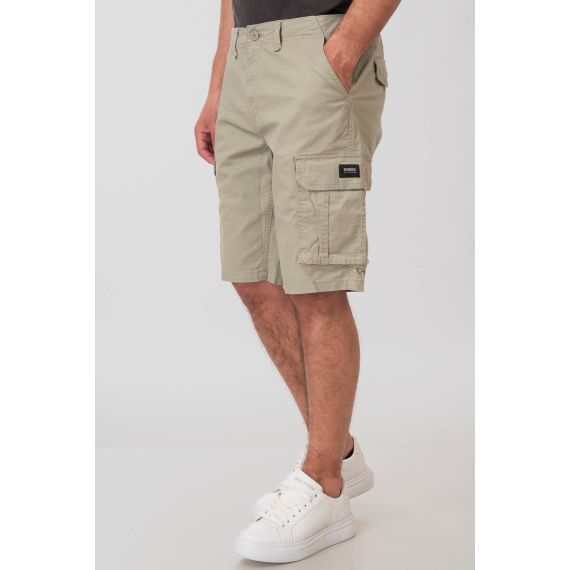 Rebase Ανδρική Βερμούδα Cargo 251RMSHO-7001 Ice Grey - Βερμούδες στο Bodyman