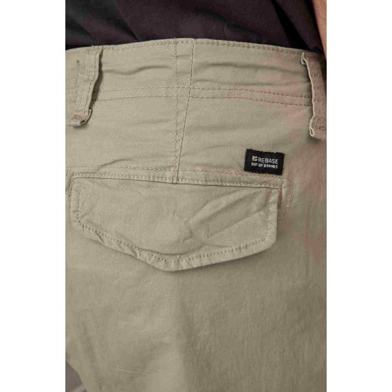 Rebase Ανδρική Βερμούδα Cargo 251RMSHO-7001 Ice Grey - Βερμούδες στο Bodyman