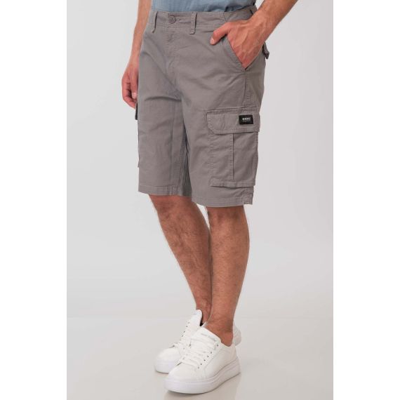 Rebase Ανδρική Βερμούδα Cargo 251RMSHO-7001 Charcoal - Βερμούδες στο Bodyman