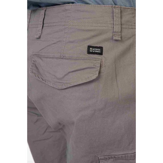 Rebase Ανδρική Βερμούδα Cargo 251RMSHO-7001 Charcoal - Βερμούδες στο Bodyman
