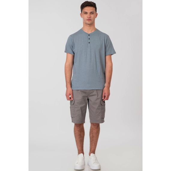 Rebase Ανδρική Βερμούδα Cargo 251RMSHO-7001 Charcoal - Βερμούδες στο Bodyman