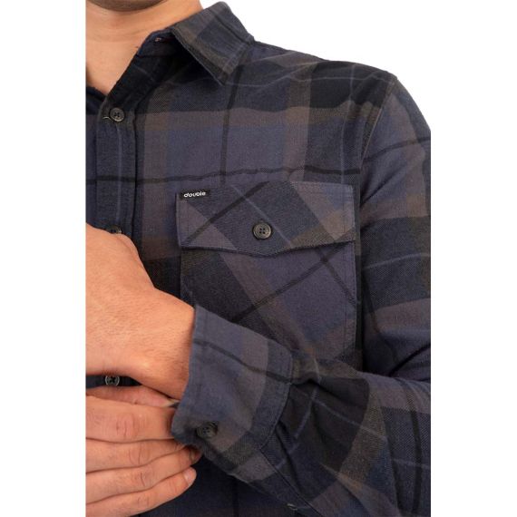 Rebase Ανδρικό Πουκάμισο 242RGS-5007 Navy Blue - Μακρυμάνικα Πουκάμισα  στο Bodyman
