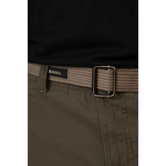 Rebase Ανδρική Βερμούδα Cargo 251RMSHO-7011 Khaki - Βερμούδες στο Bodyman