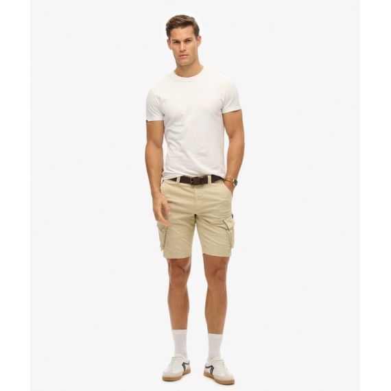 Superdry Ανδρική Βερμούδα Cargo Core M7110433A-13K Sand - Βερμούδες στο Bodyman