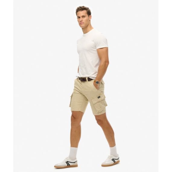 Superdry Ανδρική Βερμούδα Cargo Core M7110433A-13K Sand - Βερμούδες στο Bodyman