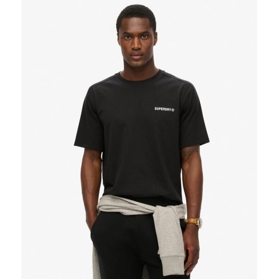 Superdry Ανδρική Μπλούζα M1012225A-02A Tech Relaxed Black - T-Shirt  στο Bodyman
