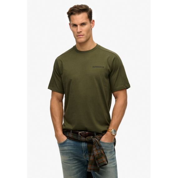 Superdry Ανδρική Μπλούζα M1012225A-D8B Tech Relaxed Khaki - T-Shirt  στο Bodyman