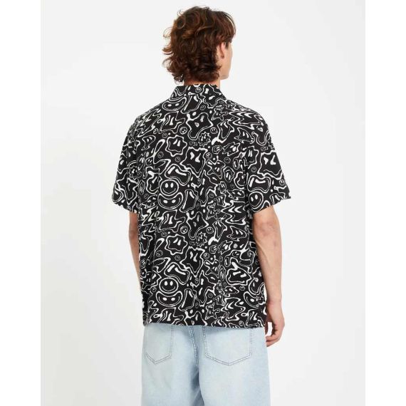 Volcom Shirt A0412506-BLK Filip Rygalski Black - Κοντομάνικα πουκάμισα στο Bodyman