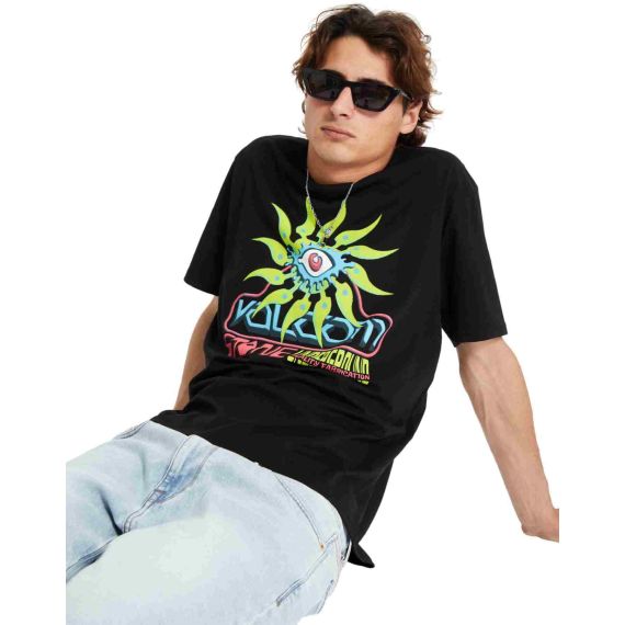 Volcom Ανδρικό T-Shirt Κοντομάνικο A3512555-BLK Realityfab Black - T-Shirt  στο Bodyman