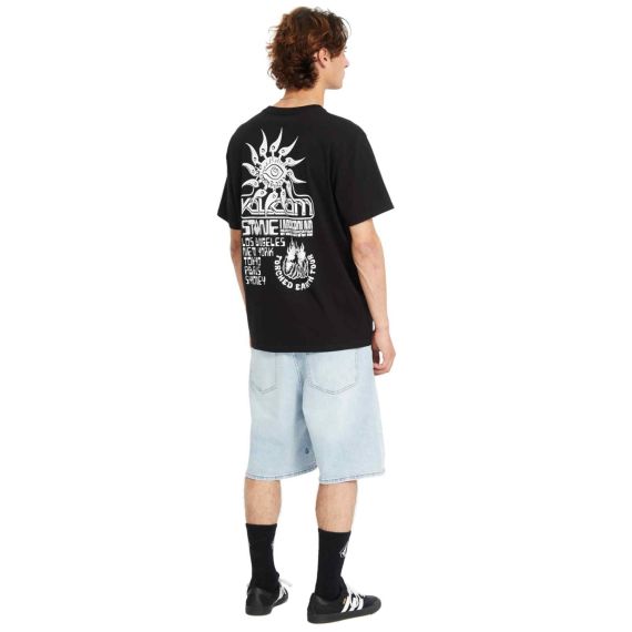 Volcom Ανδρικό T-Shirt Κοντομάνικο A3512555-BLK Realityfab Black - T-Shirt  στο Bodyman