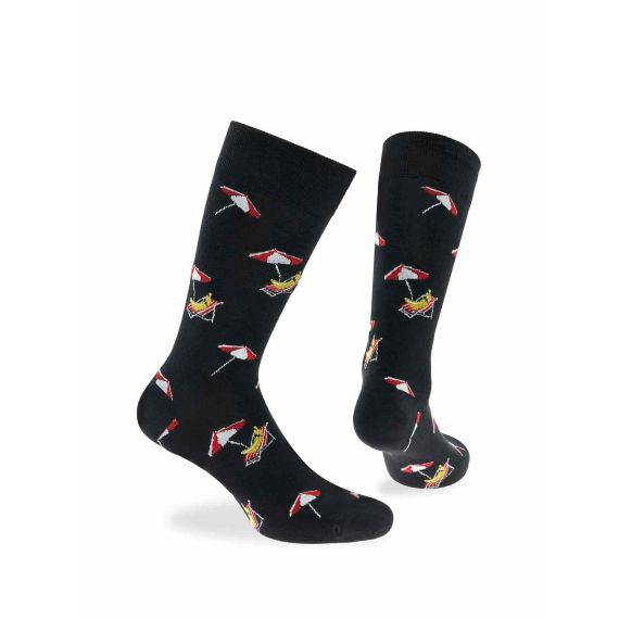 Walk Socks Bamboo W304-43-02 Black - Κάλτσες στο Bodyman