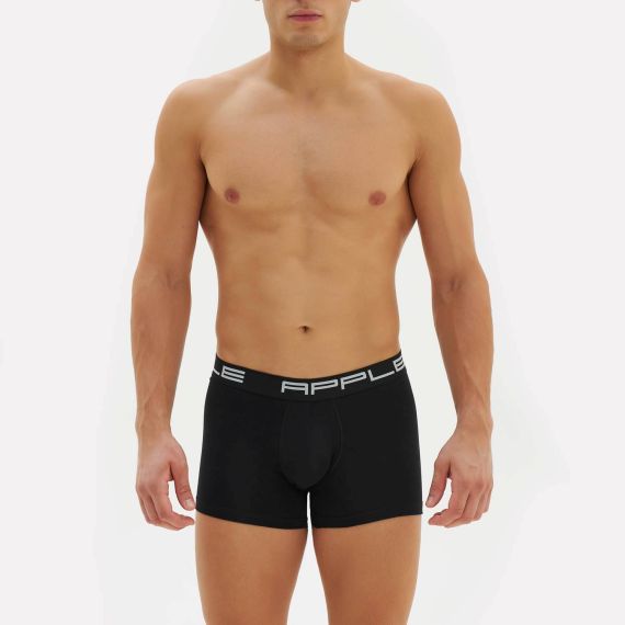 Apple Boxer Ανδρικά Μπόξερ 3 τεμάχια 0114965 Black x3 - Boxer στο Bodyman