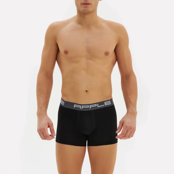 Apple Boxer Ανδρικά Μπόξερ 3 τεμάχια 0114965 Black x3 - Boxer στο Bodyman