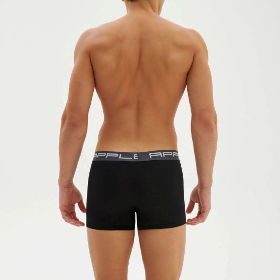 Apple Boxer Ανδρικά Μπόξερ 3 τεμάχια 0114965 Black x3 - Boxer στο Bodyman