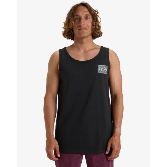 Billabong Αμάνικη Μπλούζα Tank EBYZT00302-WAA Crayon Wave Black - Αμάνικα T-shirt  στο Bodyman