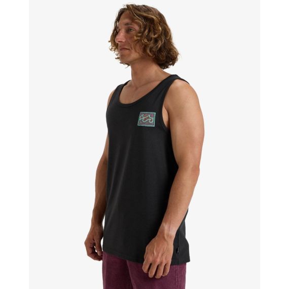 Billabong Αμάνικη Μπλούζα Tank EBYZT00302-WAA Crayon Wave Black - Αμάνικα T-shirt  στο Bodyman