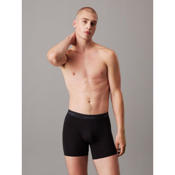 Calvin Klein Ανδρικά Μπόξερ 3Pack Briefs NB4394-TM6-Black - Boxer στο Bodyman