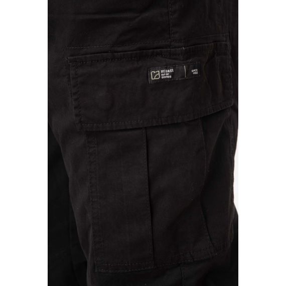 Rebase Ανδρικό Παντελόνι Cargo 251RCCP-4027 Black - Παντελόνια στο Bodyman