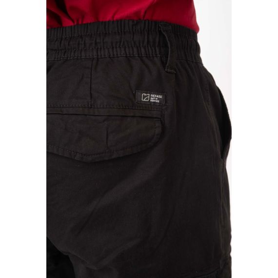 Rebase Ανδρικό Παντελόνι Cargo 251RCCP-4027 Black - Παντελόνια στο Bodyman
