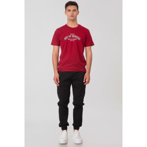 Rebase Ανδρικό Παντελόνι Cargo 251RCCP-4027 Black - Παντελόνια στο Bodyman