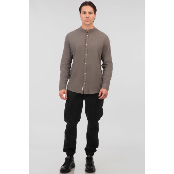 Rebase Ανδρικό Παντελόνι Cargo 251RCCP-4025 Black - Παντελόνια στο Bodyman