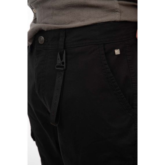 Rebase Ανδρικό Παντελόνι Cargo 251RCCP-4025 Black - Παντελόνια στο Bodyman