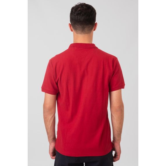 Rebase Ανδρική Μπλούζα  Polo Βαμβακερή 251RPS-3032 Red - Polo μπλούζες στο Bodyman