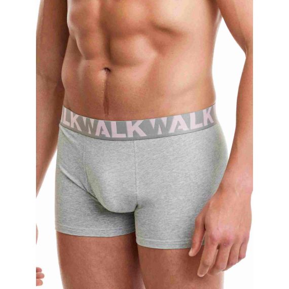 Walk Ανδρικά Boxer 2Pack W1755-1-2949 Pink Grey - Boxer στο Bodyman