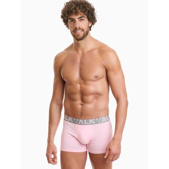 Walk Ανδρικά Boxer 2Pack W1755-1-2949 Pink Grey - Boxer στο Bodyman