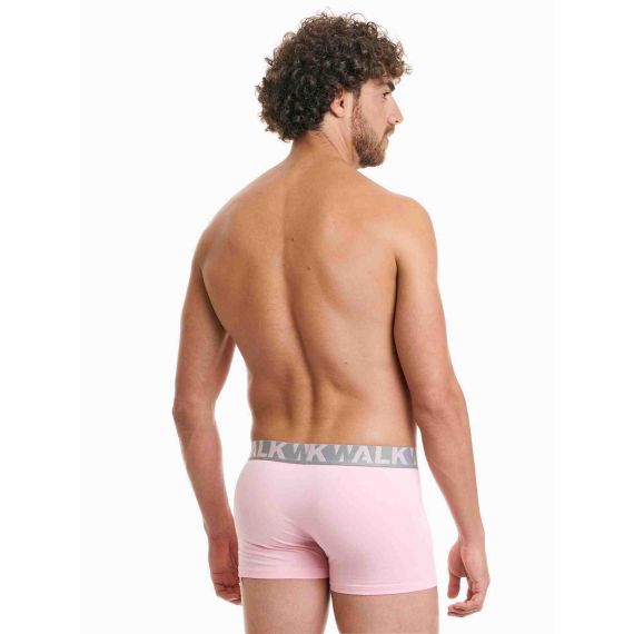 Walk Ανδρικά Boxer 2Pack W1755-1-2949 Pink Grey - Boxer στο Bodyman