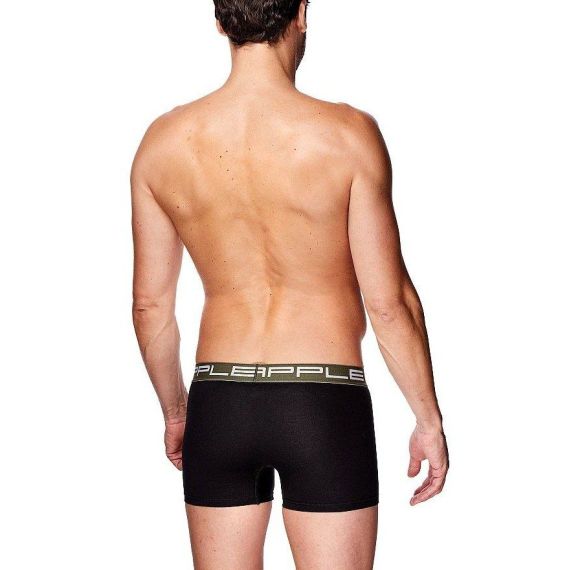Apple Boxer Ανδρικά Μπόξερ 3 τεμάχια 0114965 Black Khaki - ΝΕΕΣ ΠΑΡΑΛΑΒΕΣ στο Bodyman