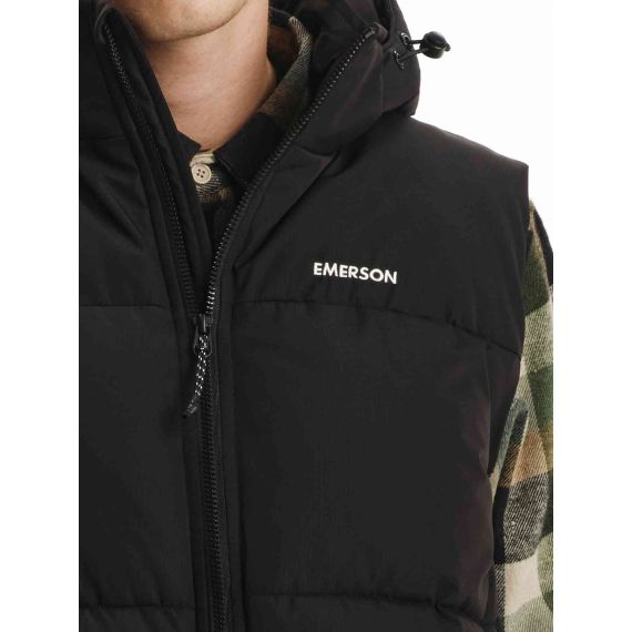 Emerson Ανδρικό Αμάνικο Μπουφάν Puffer 252.EM10.77 Black - ΝΕΕΣ ΠΑΡΑΛΑΒΕΣ στο Bodyman