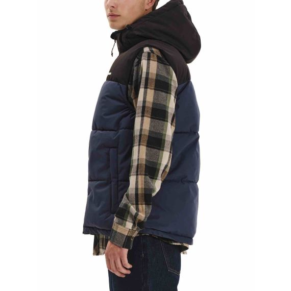Emerson Ανδρικό Αμάνικο Μπουφάν Puffer 252.EM10.77 D.Blue Black - ΝΕΕΣ ΠΑΡΑΛΑΒΕΣ στο Bodyman