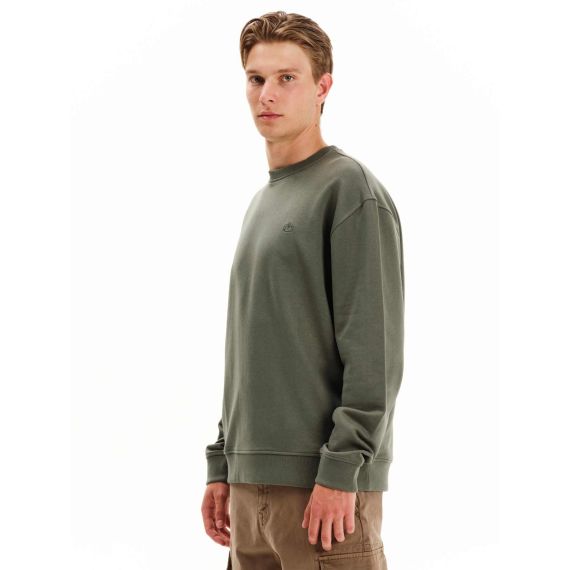 Emerson Ανδρικό Φούτερ Crew Neck 252.EM20.97-OLIVE-GREEN - ΝΕΕΣ ΠΑΡΑΛΑΒΕΣ στο Bodyman