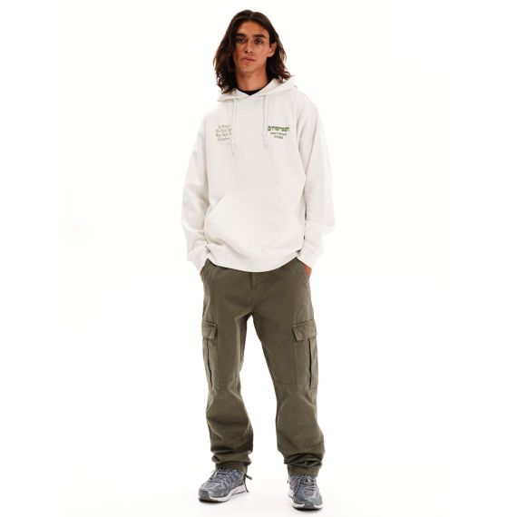Emerson Ανδρικό Φούτερ Με Κουκούλα 252.EM20.13 Off White - ΝΕΕΣ ΠΑΡΑΛΑΒΕΣ στο Bodyman