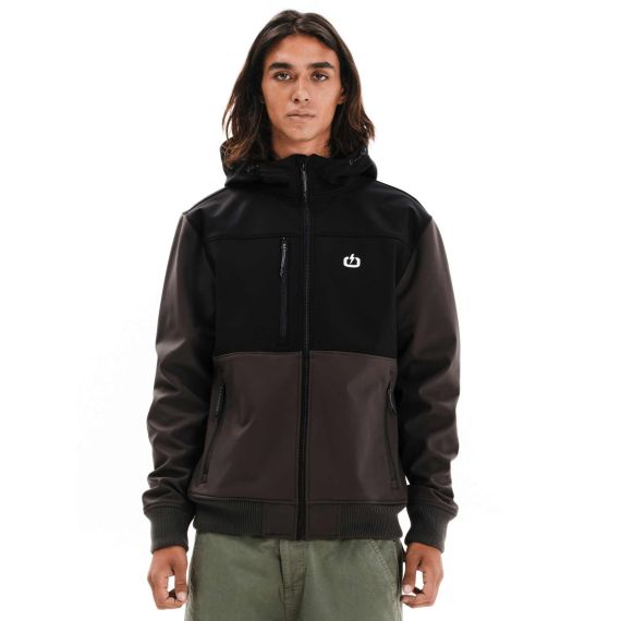 Emerson Ανδρικό Μπουφάν Bomber 252.EM11.37 D.Brown Black - ΝΕΕΣ ΠΑΡΑΛΑΒΕΣ στο Bodyman