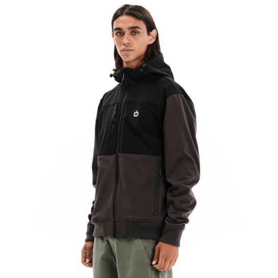Emerson Ανδρικό Μπουφάν Bomber 252.EM11.37 D.Brown Black - ΝΕΕΣ ΠΑΡΑΛΑΒΕΣ στο Bodyman