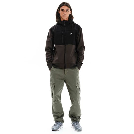 Emerson Ανδρικό Μπουφάν Bomber 252.EM11.37 D.Brown Black - ΝΕΕΣ ΠΑΡΑΛΑΒΕΣ στο Bodyman