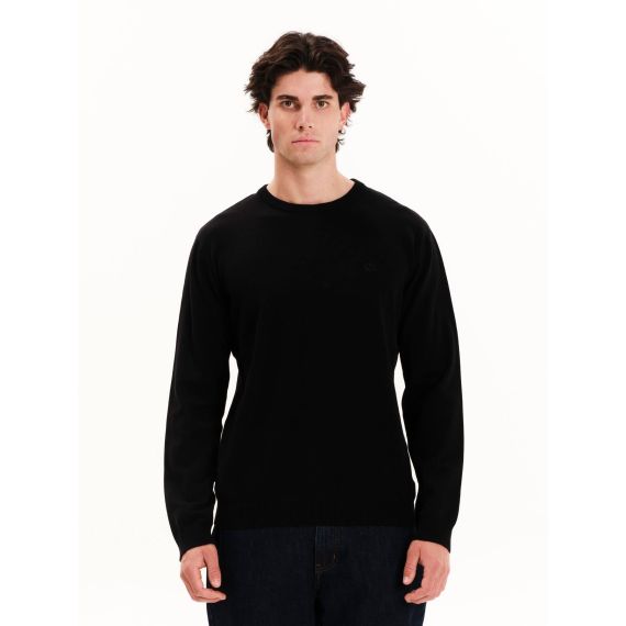Emerson Ανδρικό Βαμβακερό Πουλόβερ 252.EM70.90 Black - ΝΕΕΣ ΠΑΡΑΛΑΒΕΣ στο Bodyman