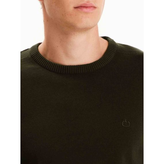 Emerson Ανδρικό Βαμβακερό Πουλόβερ 252.EM70.90 Olive - ΝΕΕΣ ΠΑΡΑΛΑΒΕΣ στο Bodyman